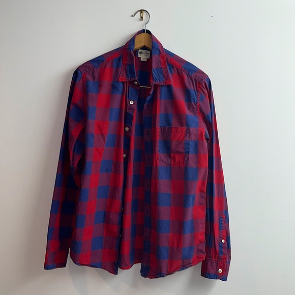 J. Crew Other - Men’s J. Crew red plaid button down dress shirt